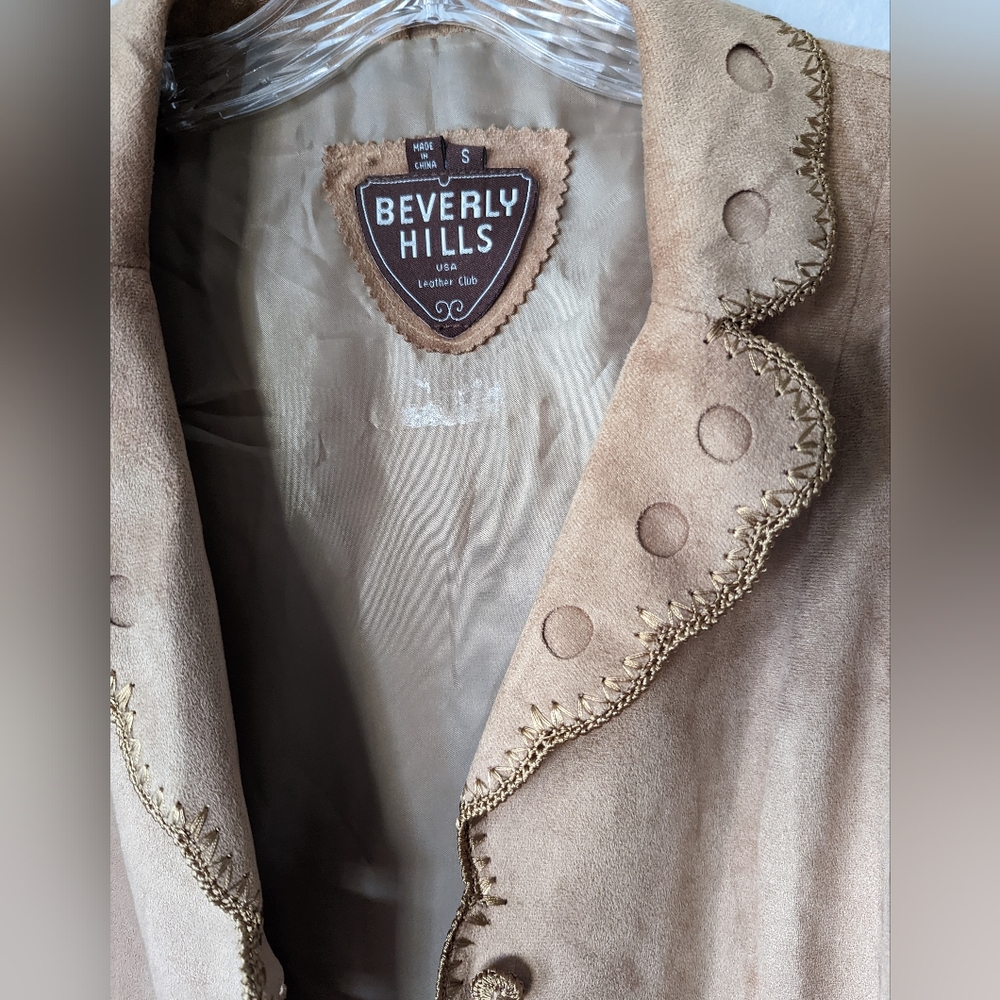 Beverly hills USA leather club size S jacket - Picture 2 of 8